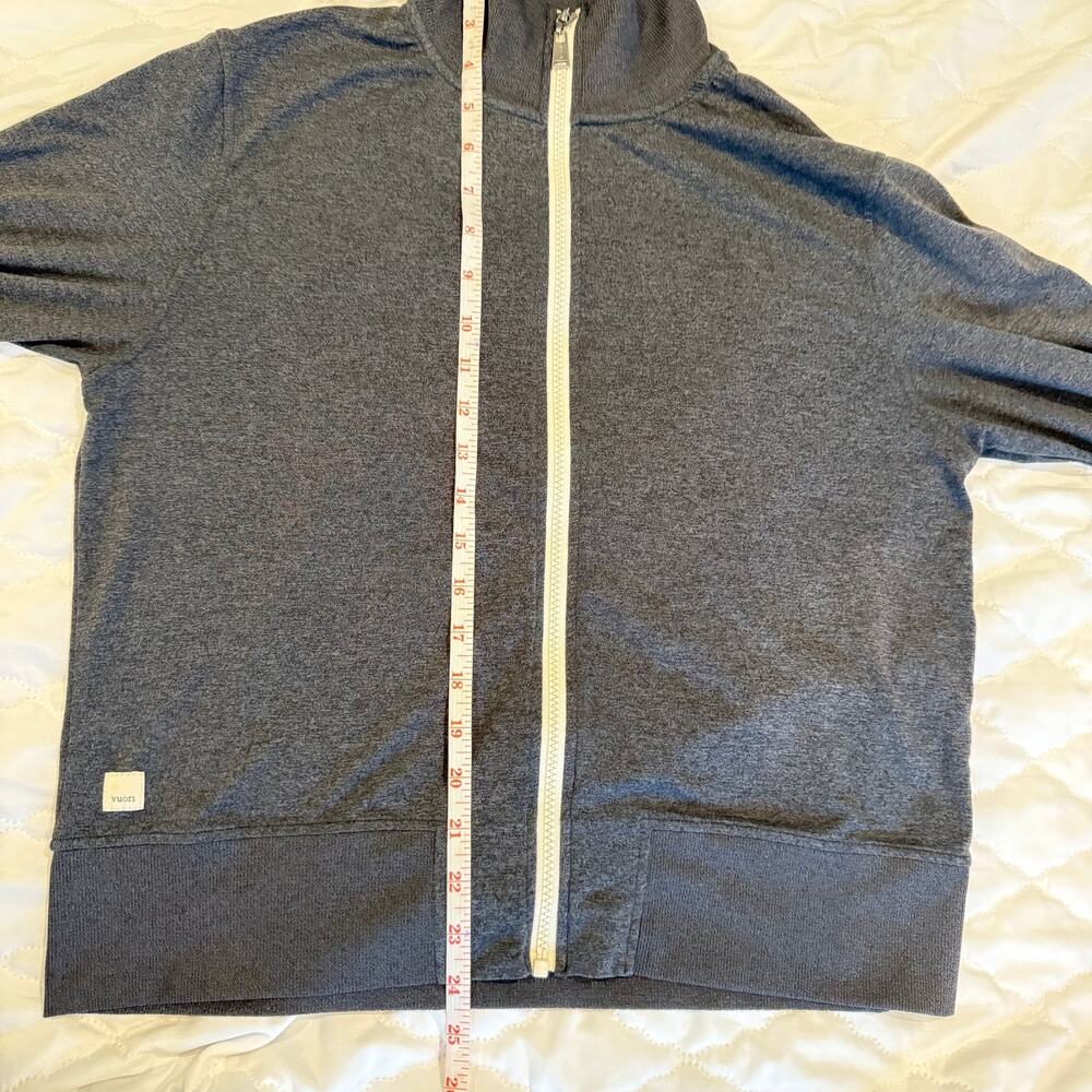 Vuori track jacket -women- lightweight - Heather gray Medium